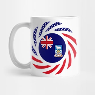 Falklands Islander American Multinational Patriot Flag Series Mug